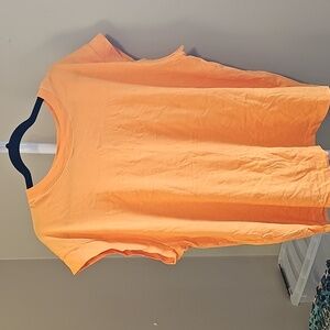 NWT A. New. Day Orange Short Sleeve Shirt Size XXL